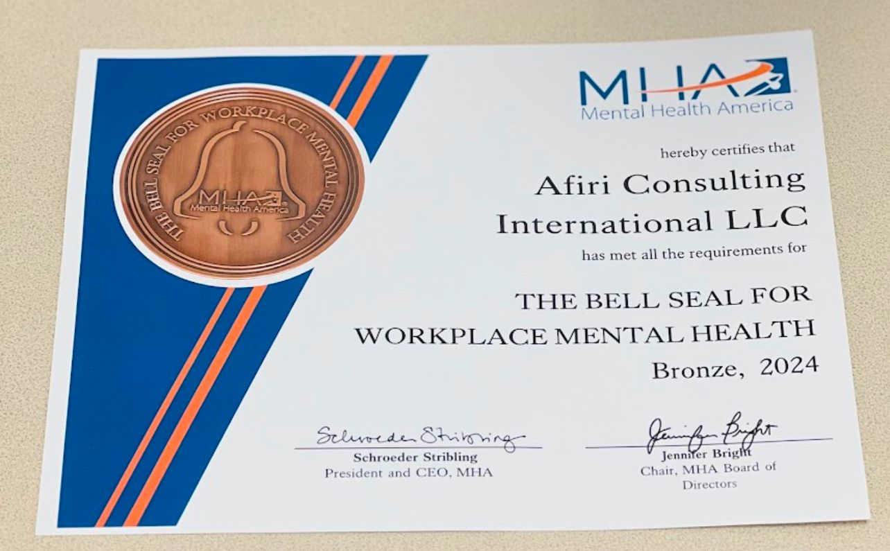 Mental Health America — Bronze, 2024